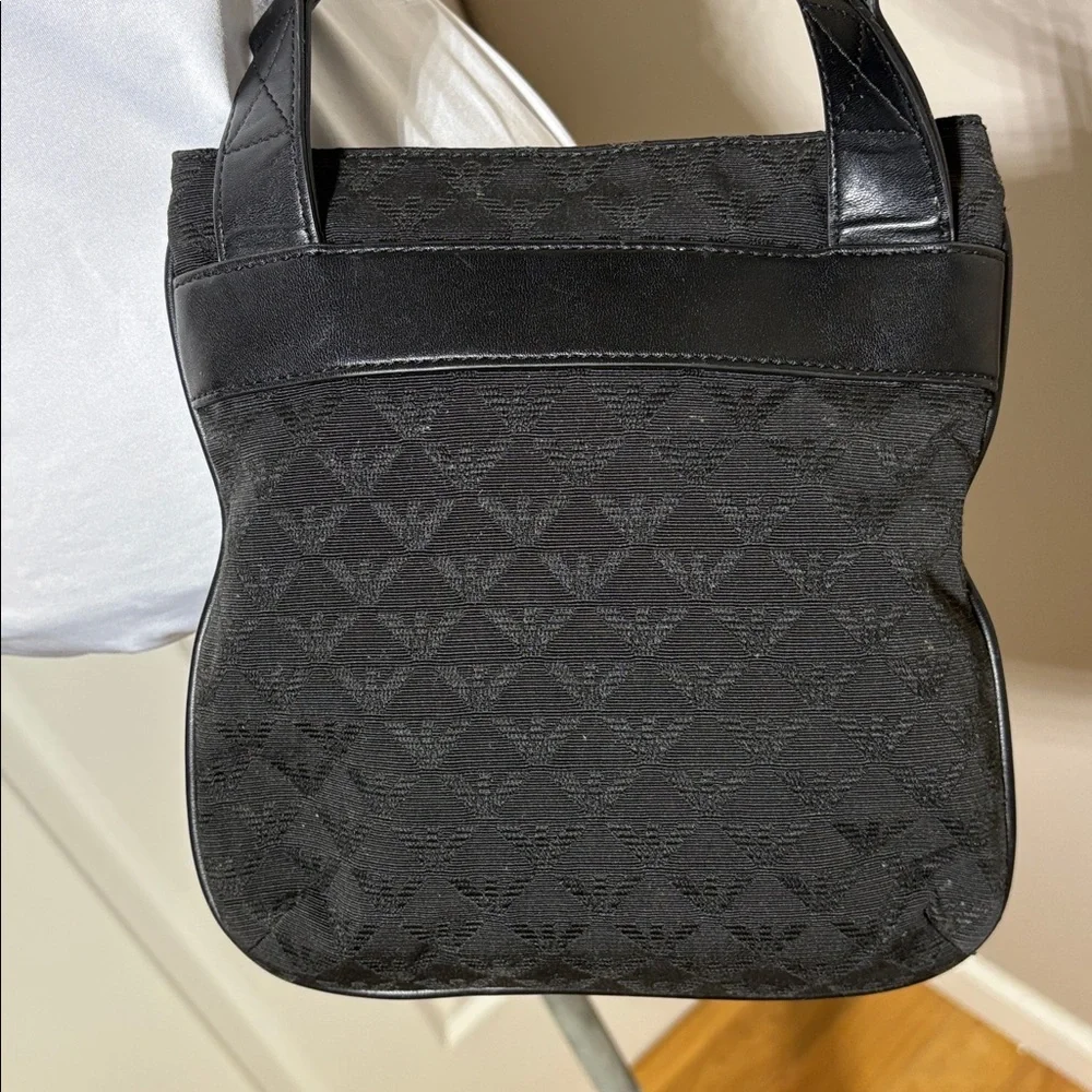 Emporio Armani Y4M234 YO22V Men’s Jacquard Logo Print Cross Body Messenger Bag